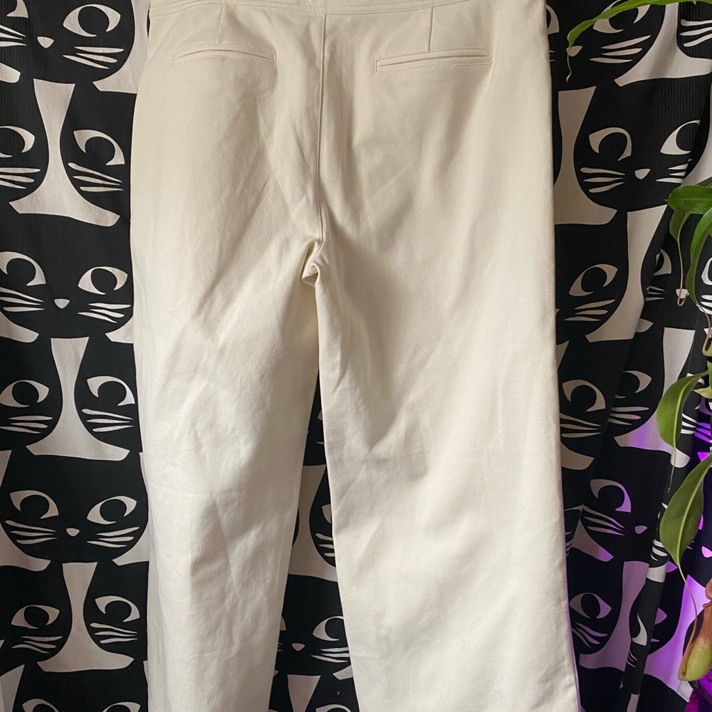 Isaac Mizrahi live White wide leg pants - Picture 5 of 6
